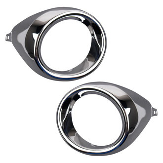 TRQ® - Front Driver and Passenger Side Fog Light Bezel