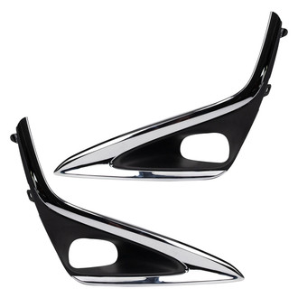 TRQ® - Front Driver and Passenger Side Fog Light Bezel