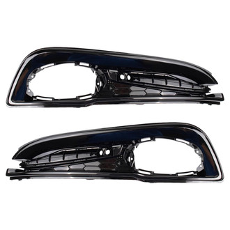 TRQ® - Front Driver and Passenger Side Fog Light Bezels