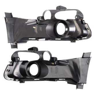 TRQ® - Front Driver and Passenger Side Fog Light Bezel