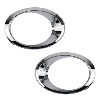 TRQ® - Front Driver and Passenger Side Fog Light Trims