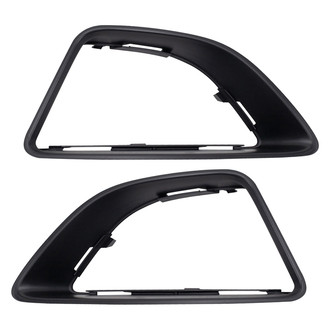TRQ® - Front Driver and Passenger Side Fog Light Bezels