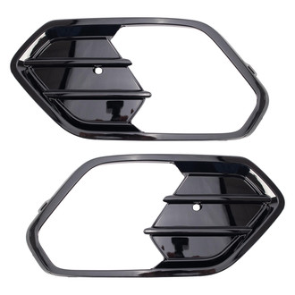 TRQ® - Front Driver and Passenger Side Fog Light Bezel
