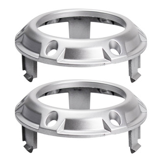 TRQ® - Front Driver and Passenger Side Fog Light Covers