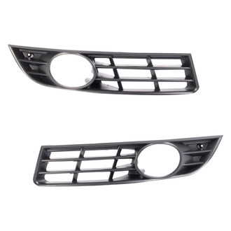 TRQ® - Front Driver and Passenger Side Fog Light Bezel Set