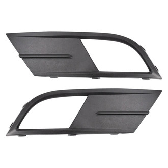 TRQ® - Front Driver and Passenger Side Fog Light Bezel