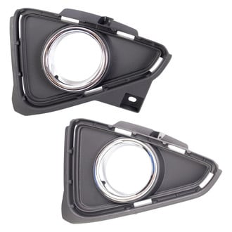 TRQ® - Front Driver and Passenger Side Fog Light Bezel