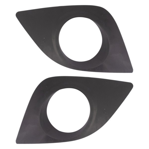 TRQ® - Front Driver and Passenger Side Fog Light Bezels