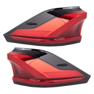 TRQ® - Black LED Tail Lights