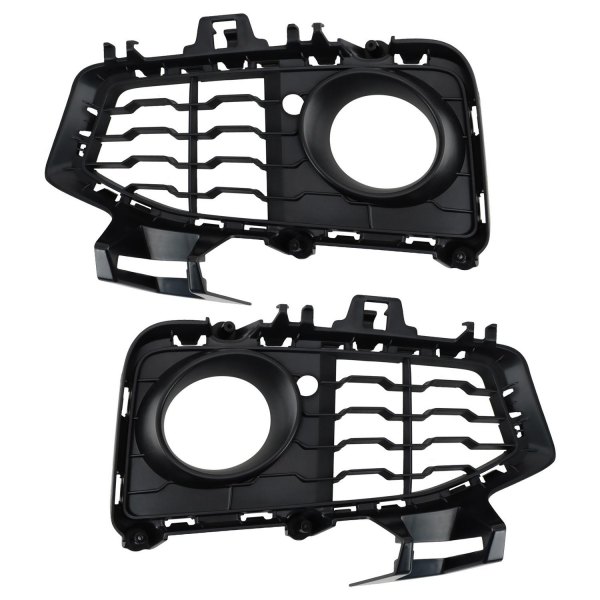 TRQ® - Front Driver and Passenger Side Fog Light Bezels