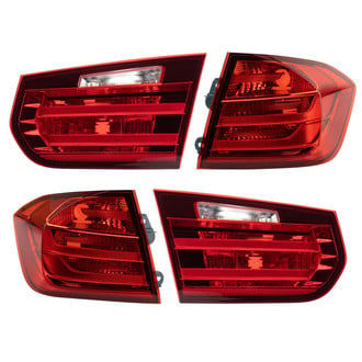 TRQ® - Driver and Passenger Side Replacement Tail Lights