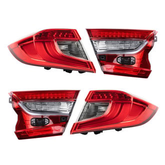 TRQ® - Driver and Passenger Side Replacement Tail Lights
