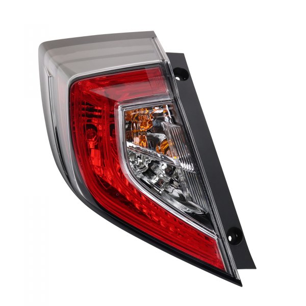 TRQ® - Driver Side Outer Factory Style Fiber Optic LED Tail Light