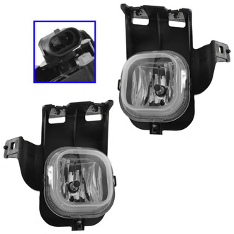 TRQ® - Passenger Side Replacement Fog Lights