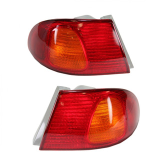 TRQ® - Driver and Passenger Side Outer Replacement Tail Lights