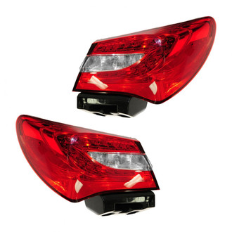 TRQ® - Black LED Tail Lights