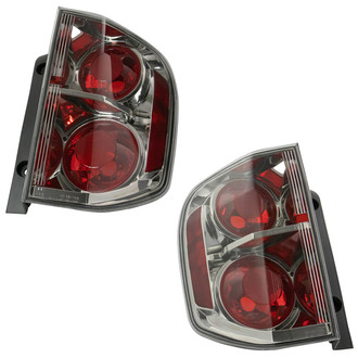 TRQ® LTA80281 - Driver and Passenger Side Replacement Tail Lights