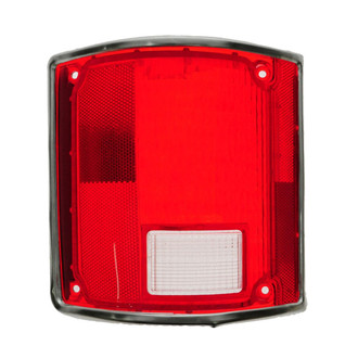 TRQ® - Driver Side Outer Replacement Tail Light Lens