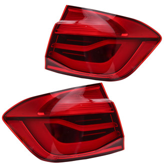 TRQ® - Driver Side Outer Replacement Tail Lights