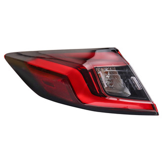 TRQ® - Driver Side Outer Replacement Tail Light