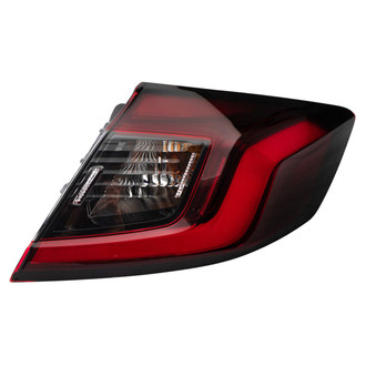 TRQ® - Driver and Passenger Side Outer Replacement Tail Lights