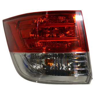 TRQ® - Driver Side Outer Replacement Tail Light
