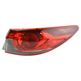 TRQ® - Passenger Side Outer Replacement Tail Light
