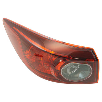 TRQ® - Driver Side Outer Replacement Tail Light