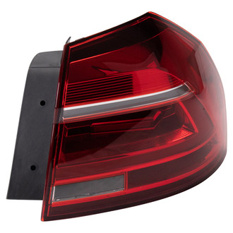 TRQ® - Passenger Side Outer Replacement Tail Light