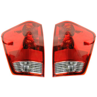TRQ® - Driver and Passenger Side Outer Replacement Tail Lights