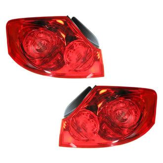 TRQ® - Black LED Tail Lights