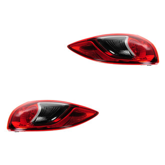 TRQ® - Driver and Passenger Side Outer Replacement Tail Lights