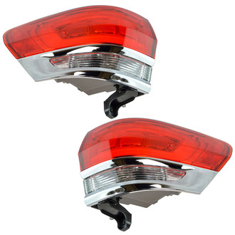 TRQ® - Black LED Tail Lights