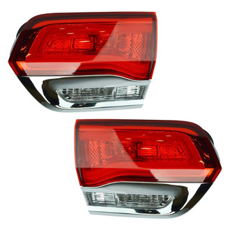 TRQ® - Driver and Passenger Side Inner Replacement Tail Lights