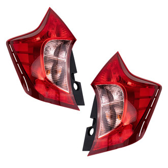 TRQ® - Driver and Passenger Side Replacement Tail Lights