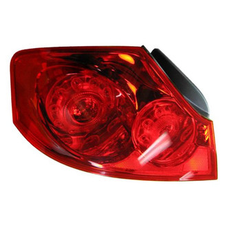 TRQ® - Driver Side Outer Replacement Tail Light