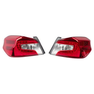 TRQ® - Black LED Tail Lights