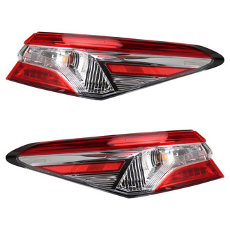 TRQ® - Driver and Passenger Side Outer Replacement Tail Lights