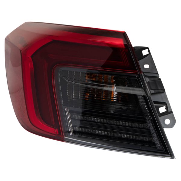 TRQ® - Driver Side Outer Factory Style Fiber Optic LED Tail Light