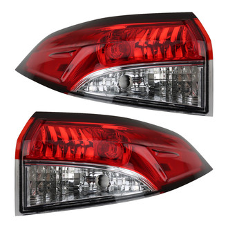 TRQ® - Driver and Passenger Side Outer Replacement Tail Lights