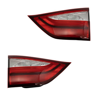 TRQ® - Driver and Passenger Side Inner Replacement Tail Lights