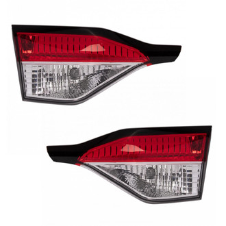 TRQ® - Driver and Passenger Side Inner Replacement Tail Lights