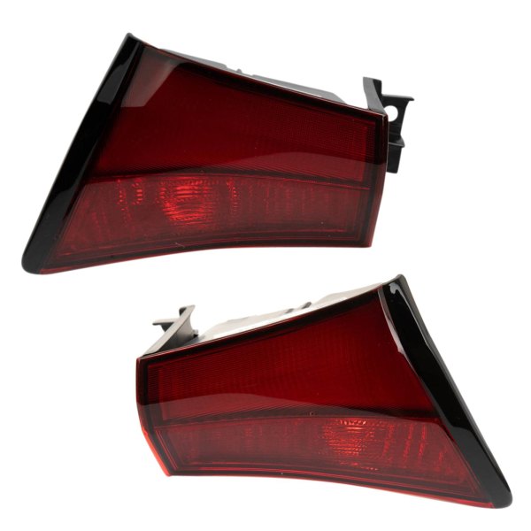 TRQ® - Driver and Passenger Side Lower Factory Style LED Tail Lights, Toyota Prius