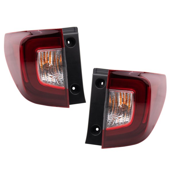 TRQ® - Outer Factory Style LED Tail Lights, Honda Pilot