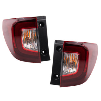 TRQ® - Black LED Tail Lights