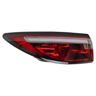 TRQ® - Driver Side Outer Replacement Tail Light