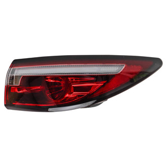 TRQ® - Passenger Side Outer Replacement Tail Light