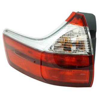 TRQ® - Driver Side Outer Replacement Tail Light