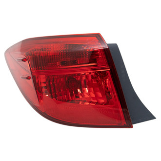 TRQ® - Driver Side Outer Replacement Tail Light