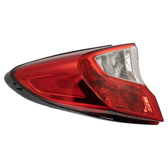 TRQ® - Driver Side Outer Replacement Tail Light